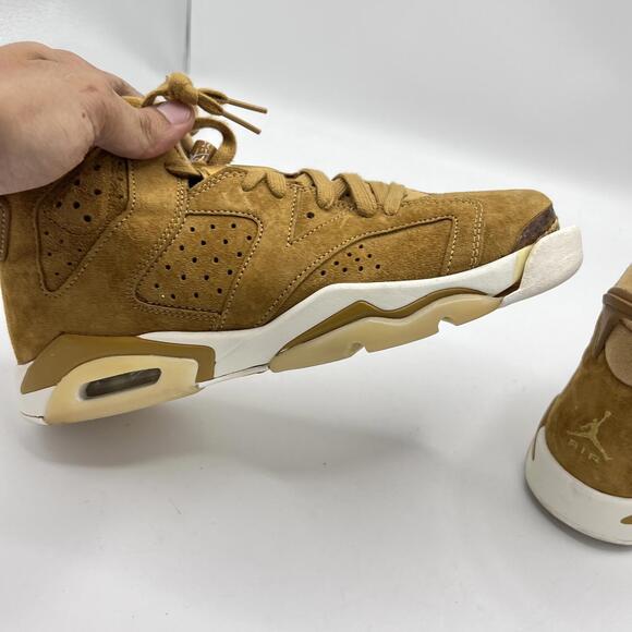 Air Jordan Retro 6‎ VI “Wheat” Golden Harvest (384664-705) 2017 Mens Size 7Y main image 4
